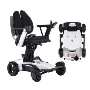 F1 Factory Price Electric Power Assist Smart Drive Wheelchair with Stable Step